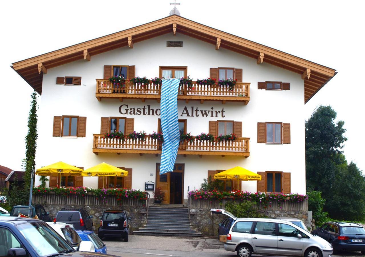 Gasthof Pension Altwirt Sachsenkam 外观 照片